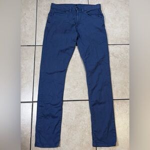 Johnnie-O Men's 30X32 Blue Hugo 5 Pocket Denim‎ Slim Straight Stretch Jeans